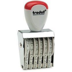 Nummernstempel 9x41mm 6-stellig