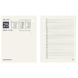 Umlegekalender 105x142mm 1Tag/2Seiten