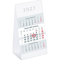 Dreimonatskalender 105x210mm 3 Monate/1 Blatt