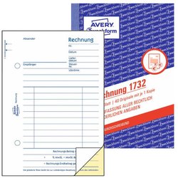Rechnungsbetrag 54g A6 selbsdurchschreibend 2x40Bl