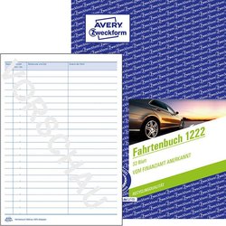 Fahrtenbuch steurlicher km-Nachweis 60g A5 recycling 32Bl