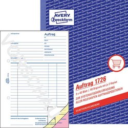 Auftragsbuch ZWF 1726 A5 3x40Bl sd
