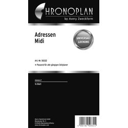 Chronoplan Midi Adressenregister