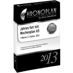 CHRONOPLAN Jahres-Set  A5 Wochenplan 2013