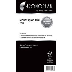 Chronoplan Monatsplan Midi 2013