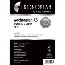 CHRONOPLAN Wochenplan A5 horizontal 2013